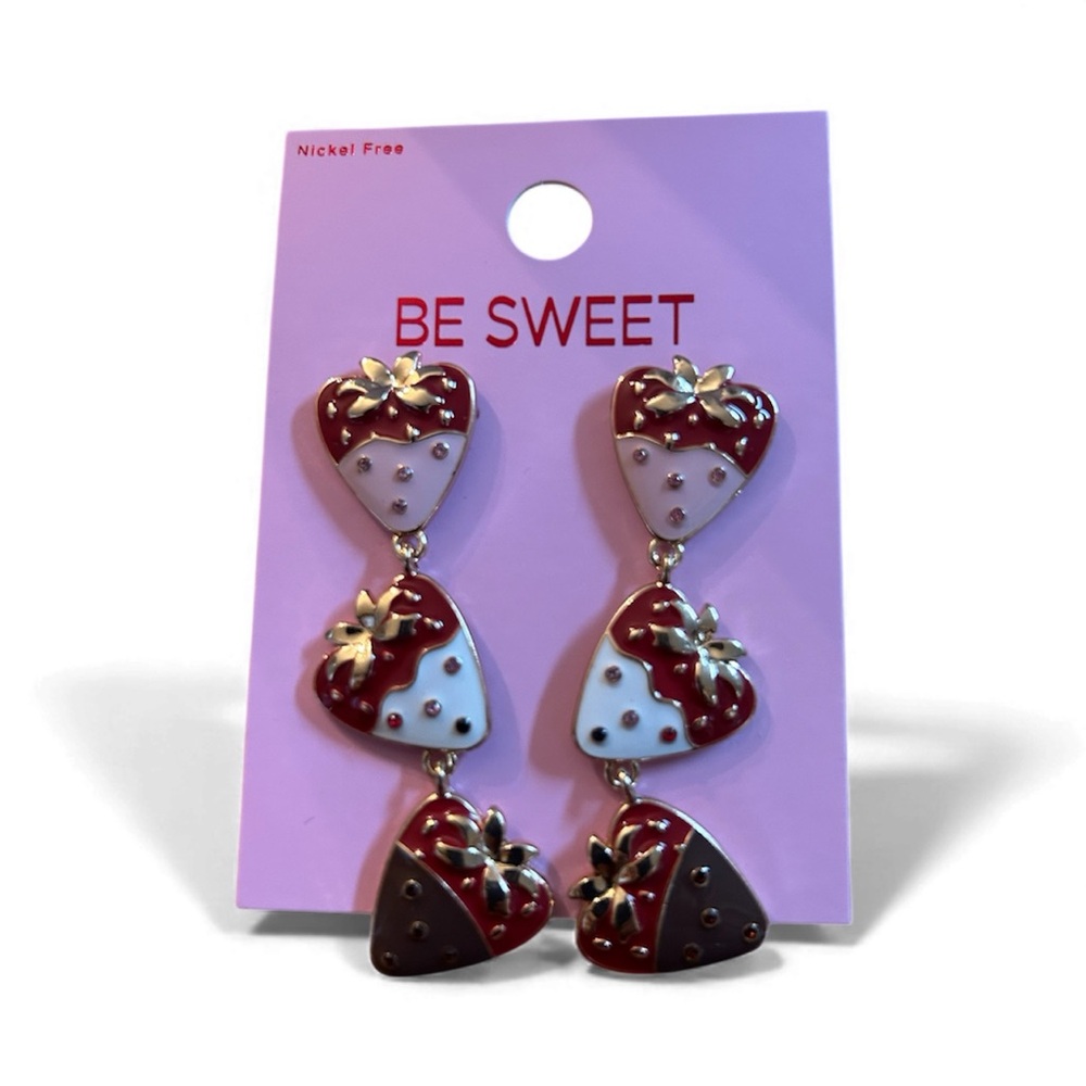 Strawberry Charm Earrings